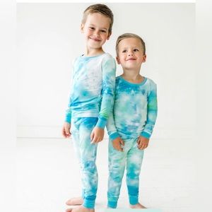 Tidepool Watercolor Two-Piece Pajama Set